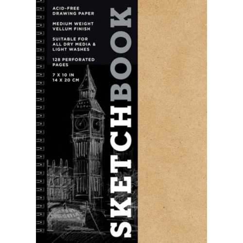 Union Square & Co. Sketchbook 7 x 10" Kraft Spiral Hardcover Mixed Media Sketchbook for Drawing (bok, spiral, eng)