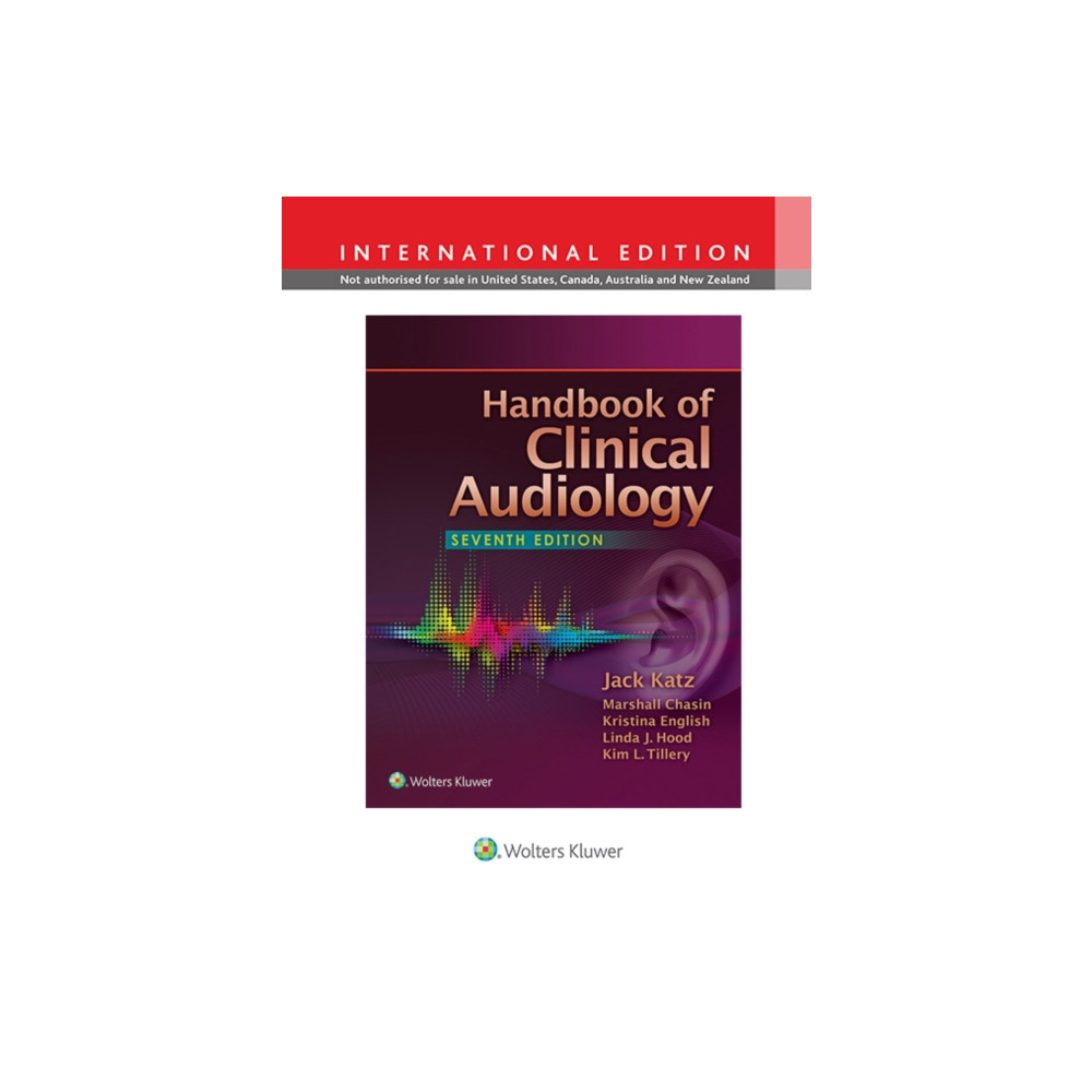 Produktbild för Handbook of Clinical Audiology (inbunden, eng)