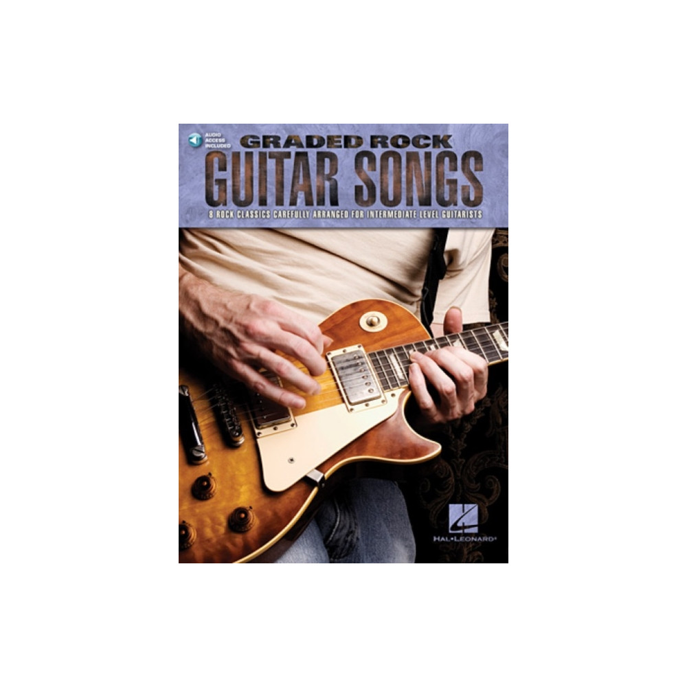 Produktbild för Graded Rock Guitar Songs (häftad, eng)