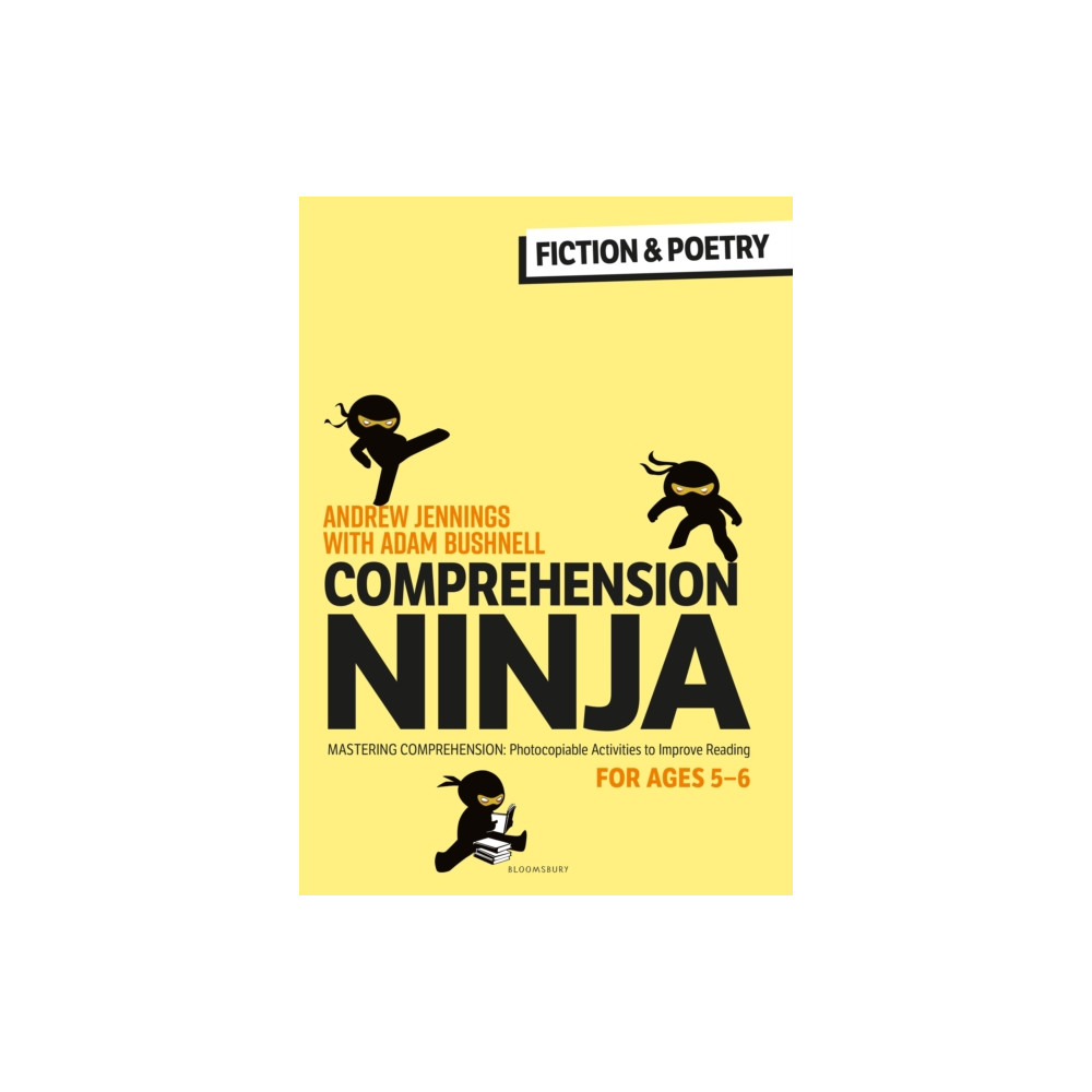 Produktbild för Comprehension Ninja for Ages 5-6: Fiction & Poetry (häftad, eng)
