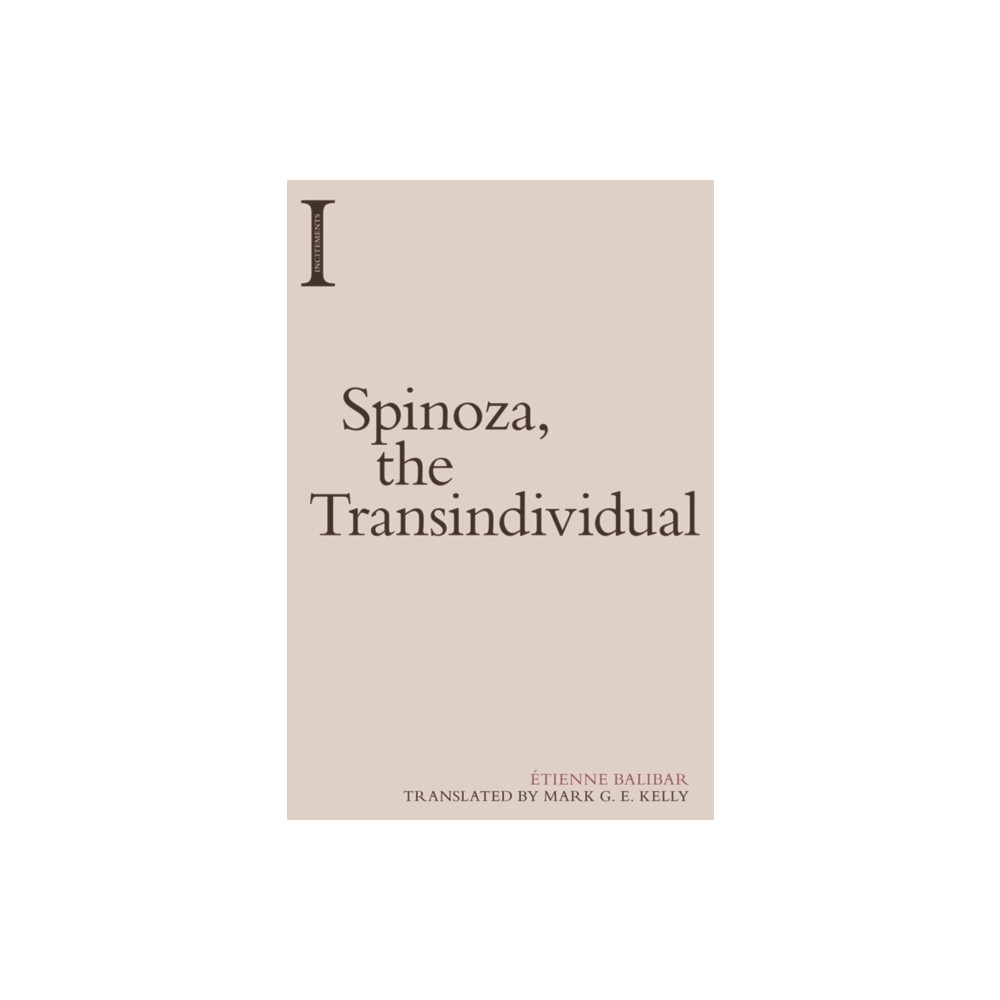 Produktbild för Spinoza, the Transindividual (häftad, eng)