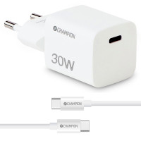 Produktbild för Laddare 30W + USB-C Kabel Vit