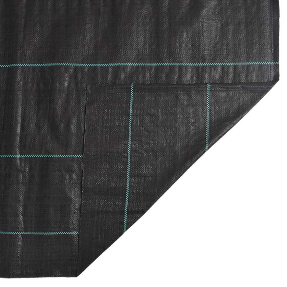 Produktbild för Ogräsmatta svart 4x10 m PP