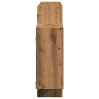 Produktbild för Vägghylla ek 159x18x65 cm konstruerat trä