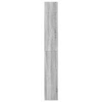 Produktbild för Bokhylla grå sonoma 40x24x176 cm konstruerat trä