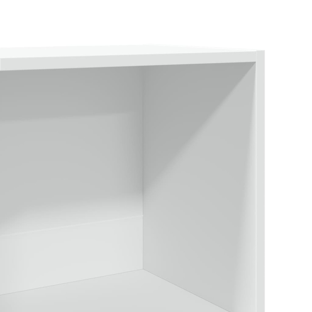 Produktbild för Bokhylla vit 40x30x189 cm konstruerat trä