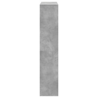 Produktbild för Bokhylla betonggrå 102x29x143 cm konstruerat trä