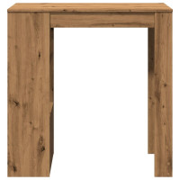 Produktbild för Barbord med hyllor artisian-ek 102x50x103,5 cm konstruerat trä