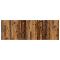 Produktbild för Vägghängd sänggavel åldrat trä 240x1,5x80 cm konstruerat trä