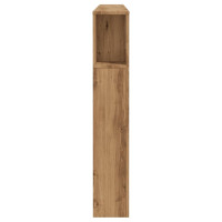 Produktbild för Sänggavel m förvaring artisian ek 180x18,5x102,5 cm konstr. trä
