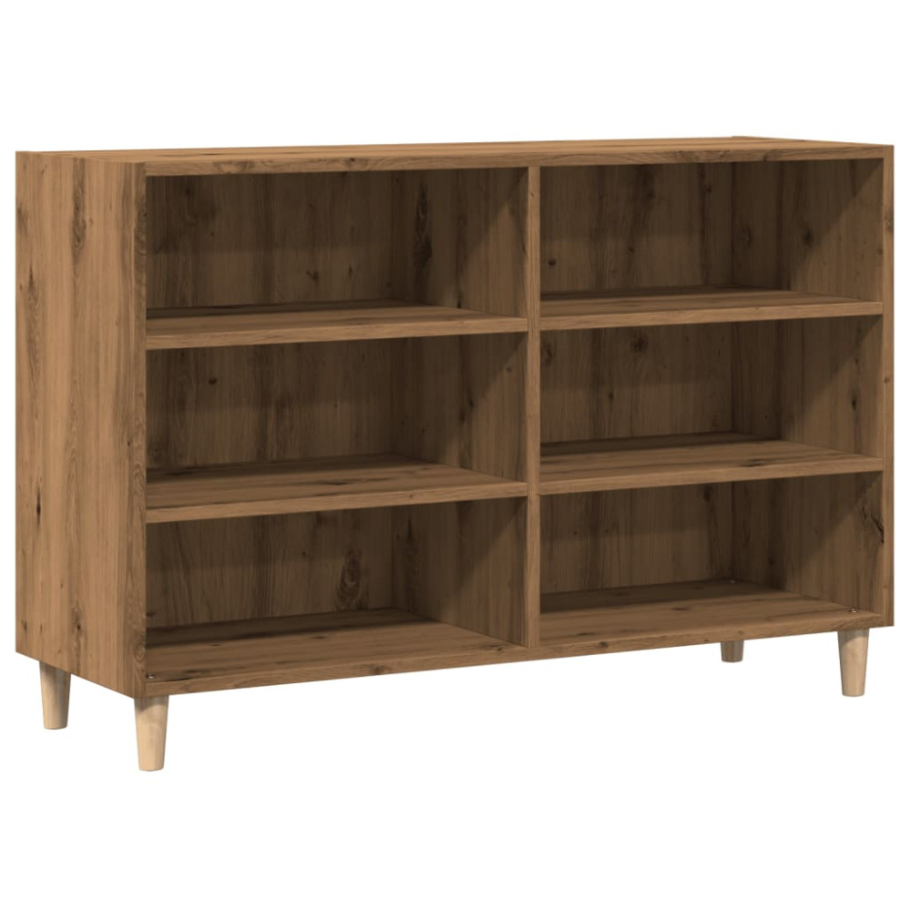 Produktbild för Skänk artisan ek 103,5x35x70 cm konstruerat trä