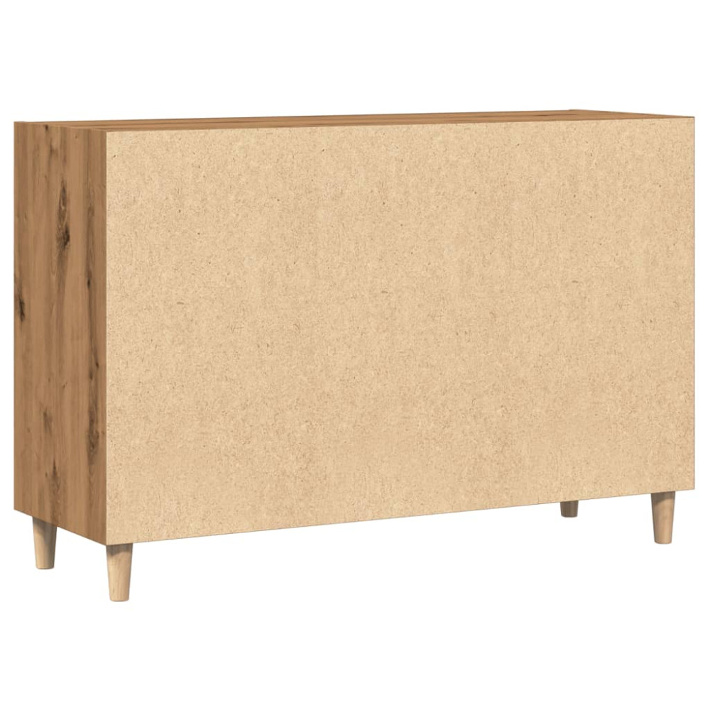 Produktbild för Skänk artisan ek 103,5x35x70 cm konstruerat trä