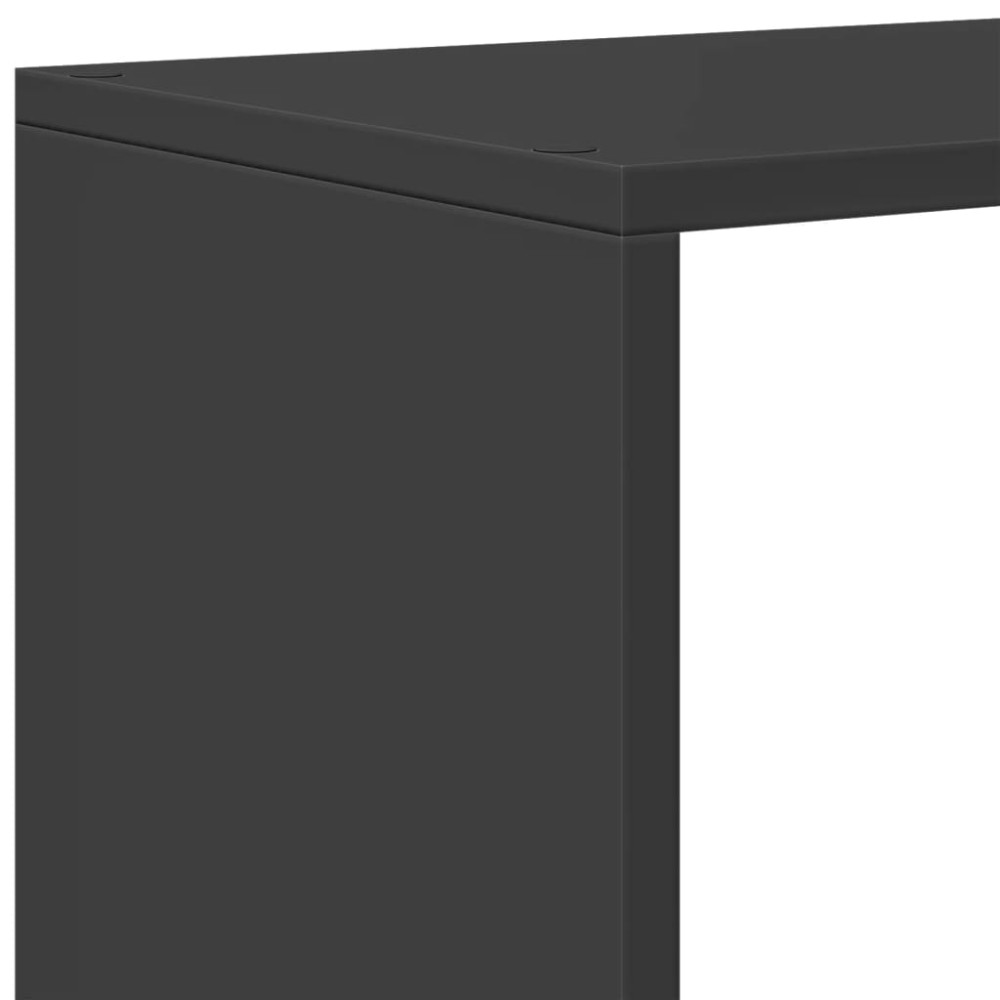 Produktbild för Bokhylla/Rumsavdelare 3 hyllor 123x29x123 cm konstruerat trä
