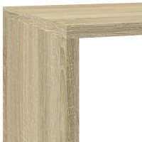 Produktbild för Bokhylla/Rumsavdelare 3 hyllor 137,5x29x103,5cm konstruerat trä