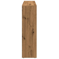 Produktbild för Bokhylla/Rumsavdelare 3 hyllor 137,5x29x103,5cm konstruerat trä