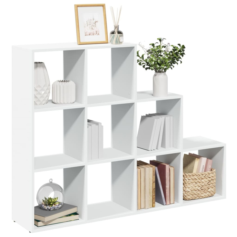 Produktbild för Bokhylla/Rumsavdelare 3 hyllor 137,5x29x103,5cm konstruerat trä