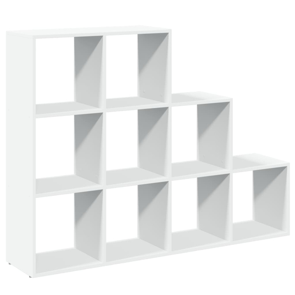 Produktbild för Bokhylla/Rumsavdelare 3 hyllor 137,5x29x103,5cm konstruerat trä