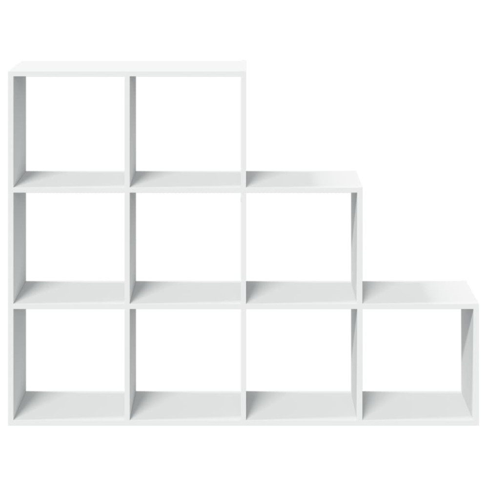 Produktbild för Bokhylla/Rumsavdelare 3 hyllor 137,5x29x103,5cm konstruerat trä