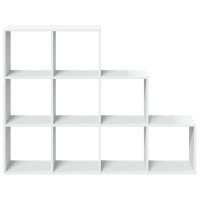 Produktbild för Bokhylla/Rumsavdelare 3 hyllor 137,5x29x103,5cm konstruerat trä