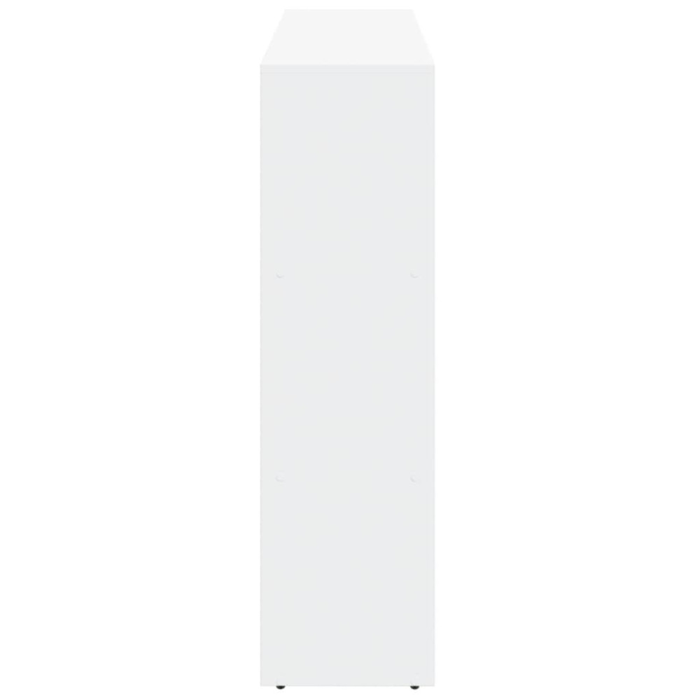 Produktbild för Bokhylla/Rumsavdelare 3 hyllor 137,5x29x103,5cm konstruerat trä
