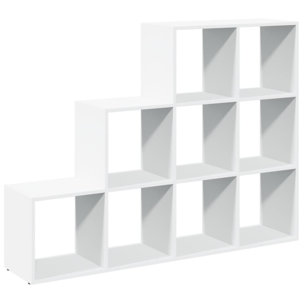 Produktbild för Bokhylla/Rumsavdelare 3 hyllor 137,5x29x103,5cm konstruerat trä