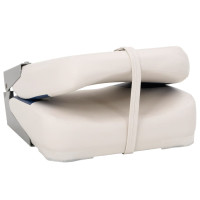 Produktbild för Båtstol 1 set fällbar blå och vit 41x36x48 cm