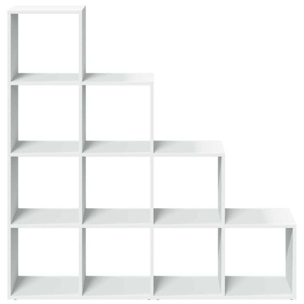 Produktbild för Bokhylla/Rumsavdelare 4 hyllor 131,5x29x131,5cm konstruerat trä