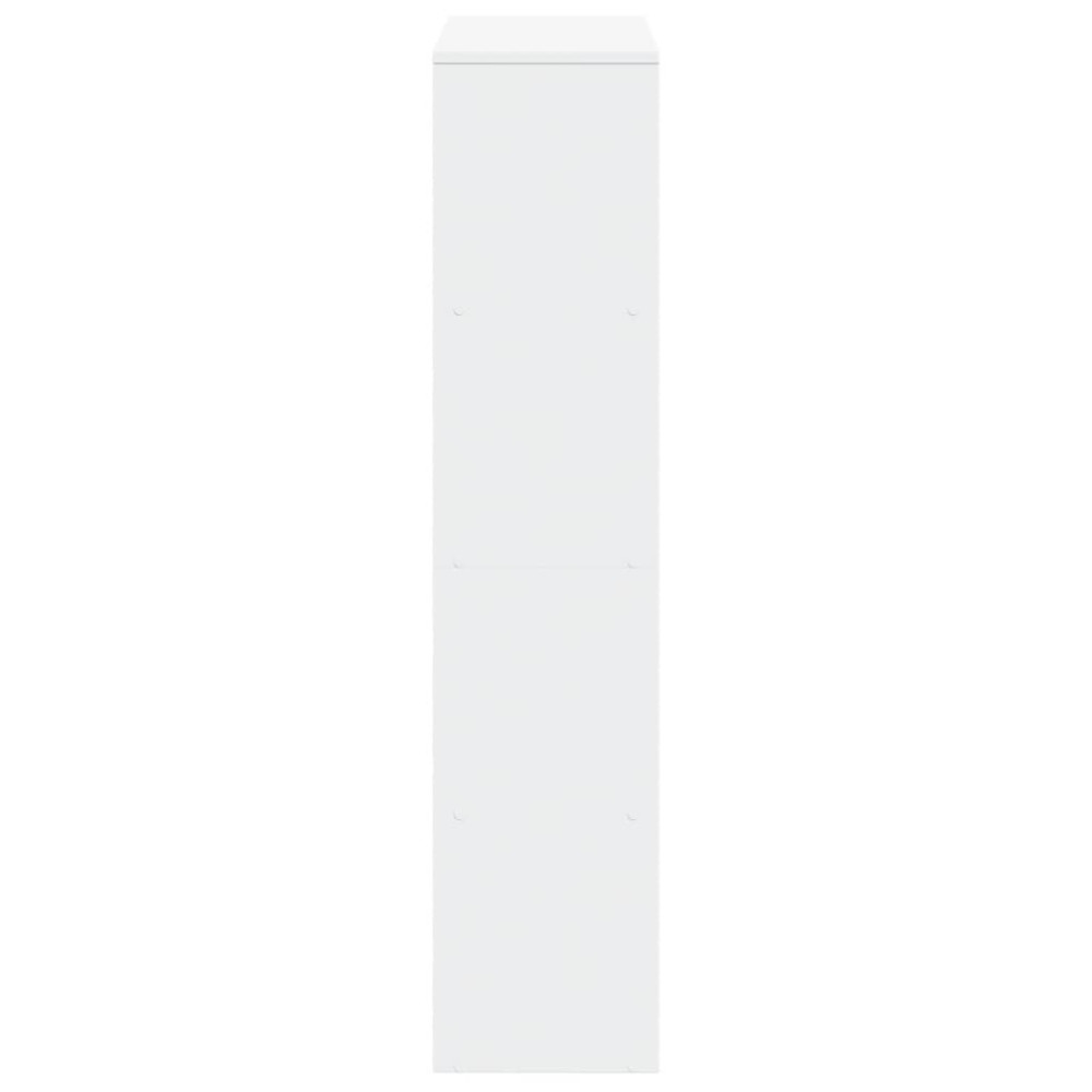 Produktbild för Bokhylla/Rumsavdelare 4 hyllor 131,5x29x131,5cm konstruerat trä