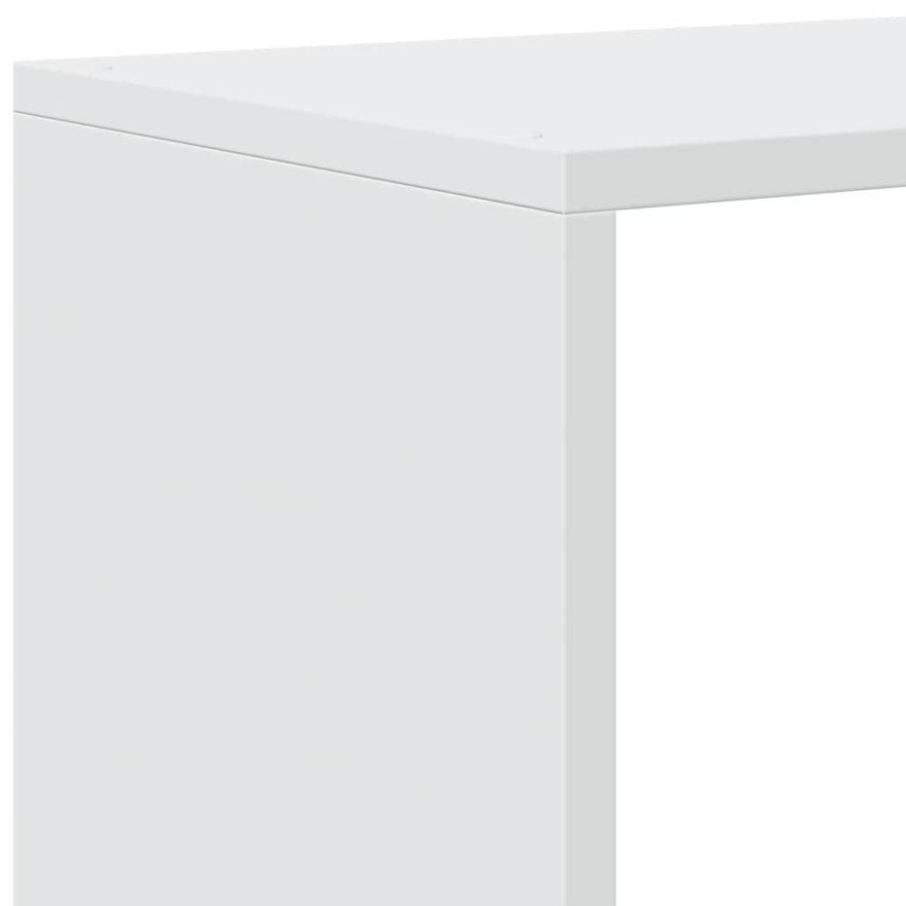 Produktbild för Bokhylla/Rumsavdelare 4 hyllor 131,5x29x131,5cm konstruerat trä