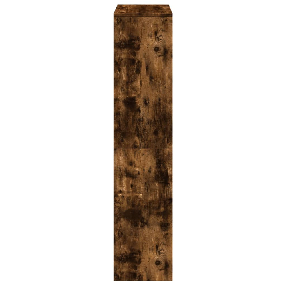 Produktbild för Bokhylla/Rumsavdelare 4 hyllor 131,5x29x131,5cm konstruerat trä