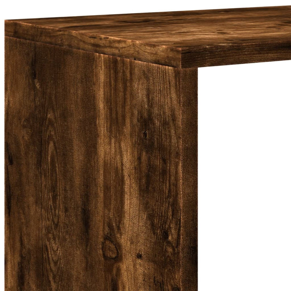 Produktbild för Bokhylla/Rumsavdelare 4 hyllor 131,5x29x131,5cm konstruerat trä