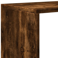 Produktbild för Bokhylla/Rumsavdelare 4 hyllor 131,5x29x131,5cm konstruerat trä