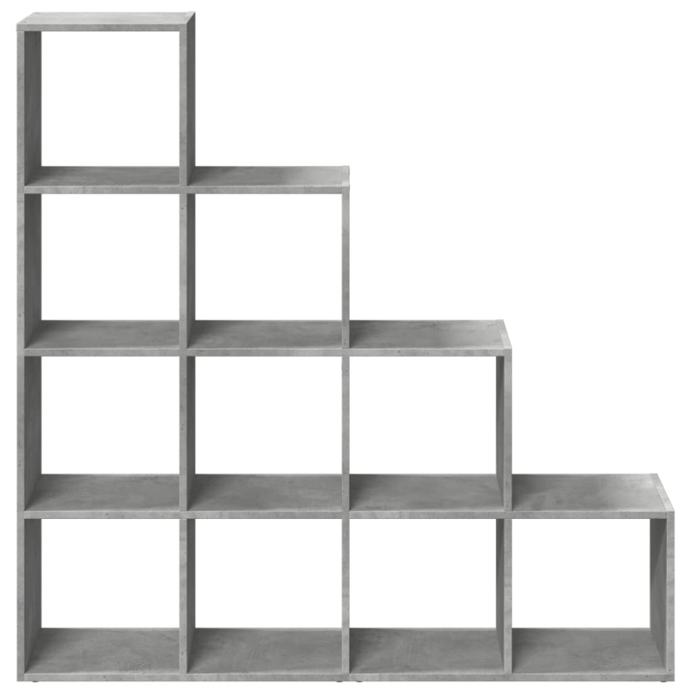 Produktbild för Bokhylla/Rumsavdelare 4 hyllor 131,5x29x131,5cm konstruerat trä