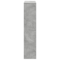 Produktbild för Bokhylla/Rumsavdelare 4 hyllor 131,5x29x131,5cm konstruerat trä