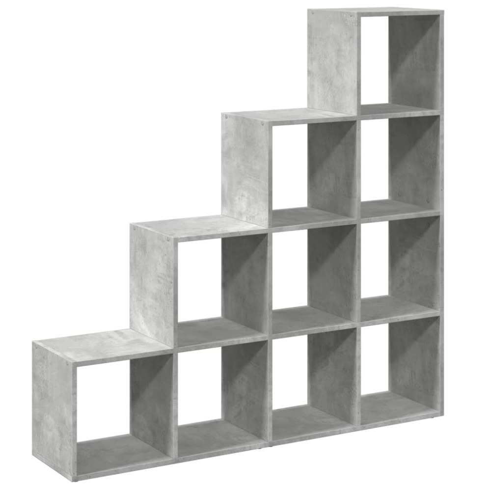 Produktbild för Bokhylla/Rumsavdelare 4 hyllor 131,5x29x131,5cm konstruerat trä
