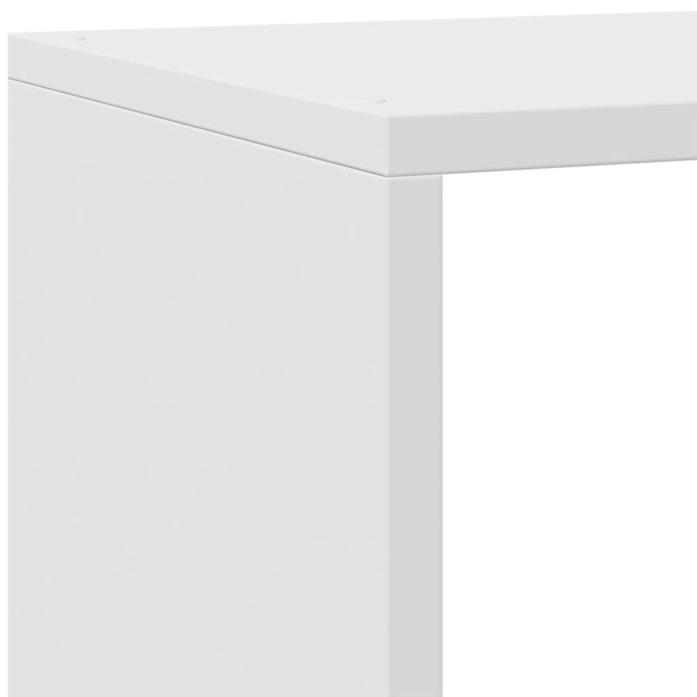 Produktbild för Bokhylla/Rumsavdelare 4 hyllor 143,5x29x143,5cm konstruerat trä