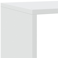 Produktbild för Bokhylla/Rumsavdelare 4 hyllor 143,5x29x143,5cm konstruerat trä
