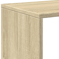 Produktbild för Bokhylla/Rumsavdelare 4 hyllor 131,5x29x131,5cm konstruerat trä