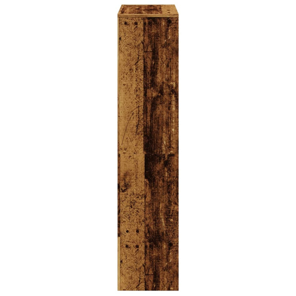 Produktbild för Bokhylla/Rumsavdelare 4 hyllor 131,5x29x131,5cm konstruerat trä