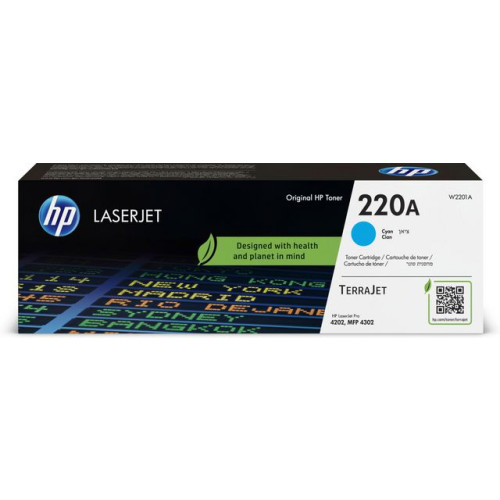 HP Toner HP W2201A 220A cyan 1,8K