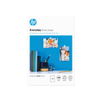 Produktbild för HP Everyday Photo Paper - fotopapper - blank - 100 ark - 100 x 150 mm - 200 g/m²