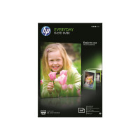 Produktbild för HP Everyday Photo Paper - fotopapper - blank - 100 ark - 100 x 150 mm - 200 g/m²