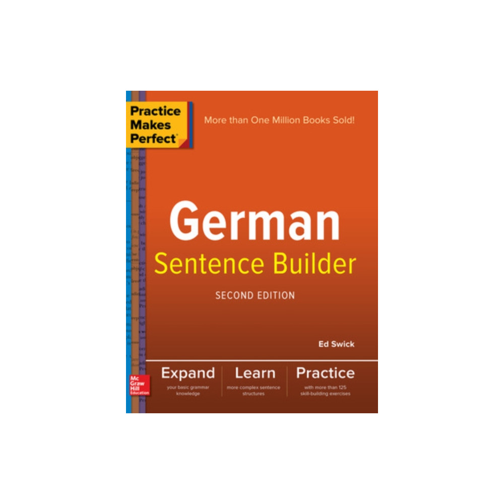 Produktbild för Practice Makes Perfect German Sentence Builder (häftad, eng)