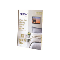 Produktbild för Epson Premium Glossy Photo Paper - fotopapper - blank - 40 ark - 100 x 150 mm