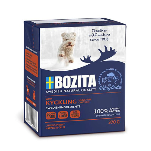 BOZITA Chicken Chunks In Jelly Våtfoder För Hund 370g