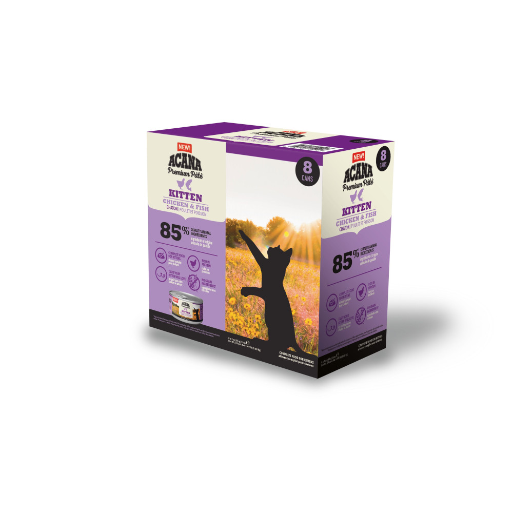 Produktbild för Premium Paté Kitten Våtfoder för katt 8x85g