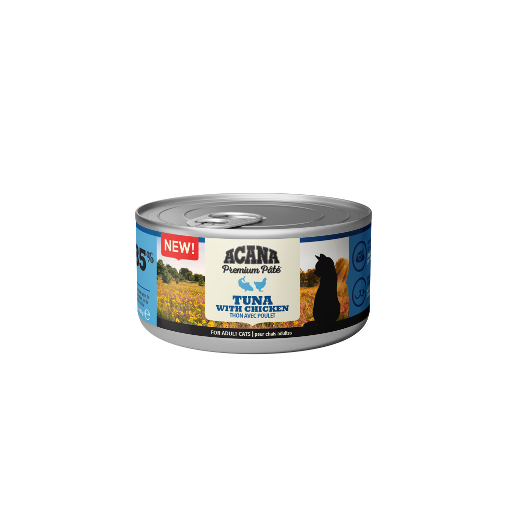 Produktbild för Premium Paté Tuna/Chicken Våtfoder för katt 85g