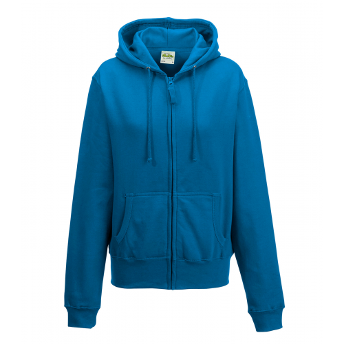 Just Hoods Women's Zoodie Sapphire Blue