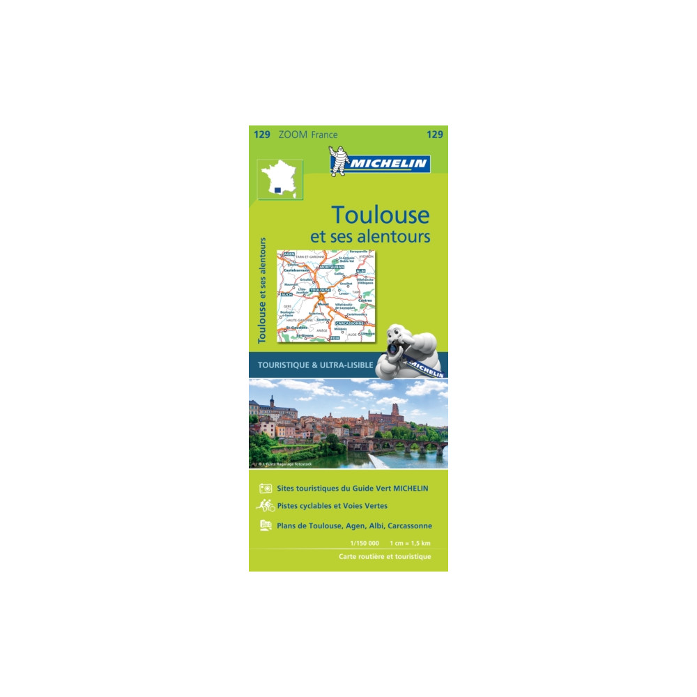 Produktbild för Toulouse & surrounding areas - Zoom Map 129