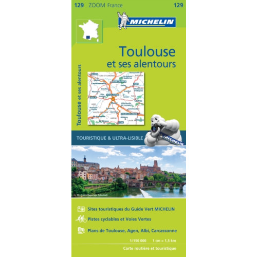 Michelin Editions Des Voyages Toulouse & surrounding areas - Zoom Map 129